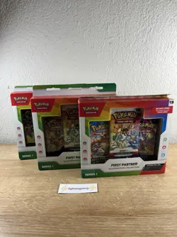 Pokemon First Partner Illustration Collection Series 1 Lot x3 *READ DESC* SEALED - Image 1