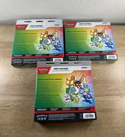 Pokemon First Partner Illustration Collection Series 1 Lot x3 *READ DESC* SEALED - Image 3