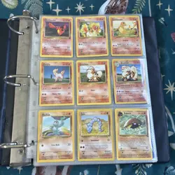 Old Vintage Wotc Pokemon Tcg Binder Bundle Joblot X131 Cards - Image 3