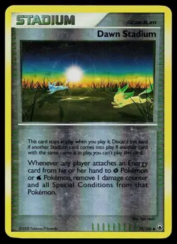 Pokemon Card Majestic Dawn Dawn Stadium 79/100 Reverse Holo Uncommon - Image 1