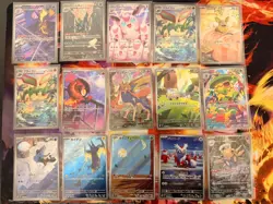 15 Sleeved Assorted Japanese AR Art Rare Pokemon Cards Bundle - Job Lot - Image 1