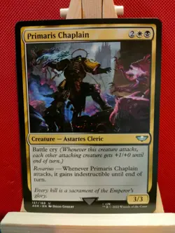 Primaris Chaplain - Warhammer 40,000 (40k) - Uncommon - NM (See pics) MTG - Image 1