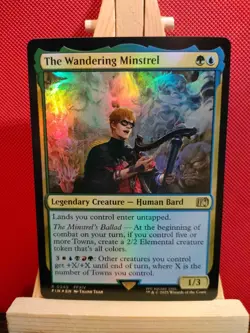 The Wandering Minstrel FOIL - Final Fantasy - Rare - NM (See Pics) MTG - Image 1