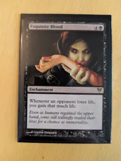 NEVER PLAYED Exquisite Blood Avacyn Restored Regular - Image 1