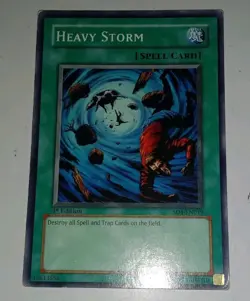 Heavy Storm - -EN019 - Ultra Rare - 1st Edition Yugioh - Image 1
