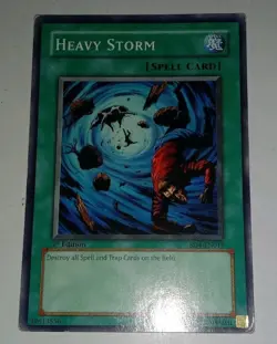 Heavy Storm - -EN019 - Ultra Rare - 1st Edition Yugioh - Image 2