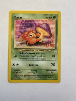 GERMAN Paras 47/64 Neo Revelation - Common Pokemon Card - - Image 1