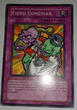 Fiend Comedian Rare Legacy of Darkness YuGiOh Card LOD EN098 - Image 1