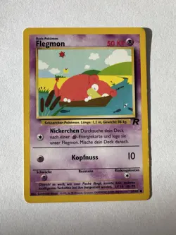Pokemon Flegmon Slowpoke #67/82 German Team Rocket 2000 LP - Image 1