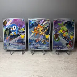 Pokemon TCG First Partner Illustration Collection Series 1 Gen 4 Starters - Image 1
