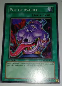 Pot of Avarice EEN-EN030 Super Rare MP Yugioh TCG LP 1st Edition - Image 2
