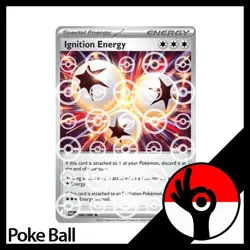 Pokemon TCG: White Flare - PokeBall Reverse Holo - 086/086 - Ignition Energy - Image 1