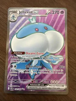 Pokemon Jellicent ex 160/086 Sv White Flare Ultra Rare Full Art Holo - Image 1