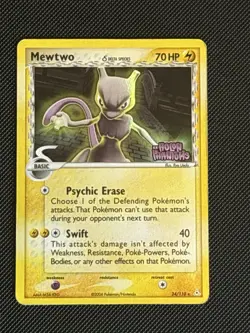 Mewtwo Delta Species 24/110 Reverse Holo STAMP-Pokemon TCG: Ex Holon Phantoms MP - Image 1