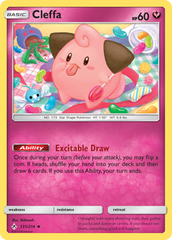 Cleffa 131/214 Uncommon Unbroken Bonds Pokemon LP - Image 4