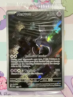 Pokemon TCG Mewtwo 052 Scarlet & Violet Promo Holo Card - Image 1