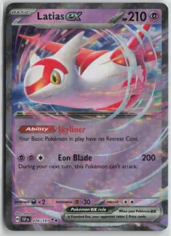 Latias ex 076/191 Double Rare Surging Sparks Pokemon Holo Near Mint - Image 1