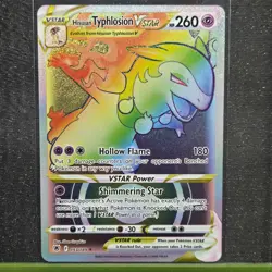 HISUIAN TYPHLOSION VSTAR 193/189 RARE RAINBOW ASTRAL RADIANCE POKEMON NM/M - Image 1
