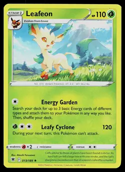 Pokemon SWSH10: Astral Radiance 013/189 Leafeon - Image 1