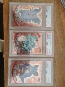 2000 Topps Chrome #29 #30 #31 Nidoran Evolution Line Pokemon T.V. PSA 10s - Image 4