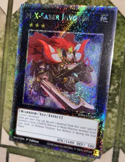 YuGiOh M-X-SABER INVOKER Platinum Secret Rare RA04-EN169 - Image 1