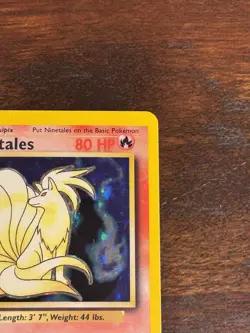 Pokemon TCG Ninetales Base Set 12/102 Holo 1999-2000 Wizards Base Set LP + - Image 3