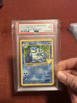 Pokemon Blastoise Holo Celebrations Classic Collection #2/102 PSA 9 - Image 1