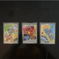 Pokemon First Partner Illustration Collection Series 1 Promos Kanto Set 37 - 39 - Image 1