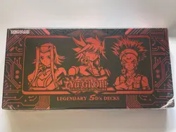 NEW Yu-Gi-Oh 1st Edition Legendary 5Ds 3 Deck Box Set Chibi Variant - Image 1