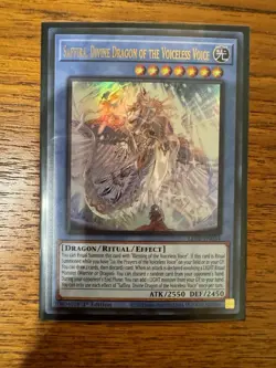 Saffira, Divine Dragon of the Voiceless Voice - LEDE-EN034 - Ultra Rare YuGiOh - Image 1