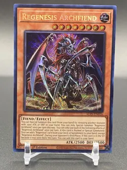 Yu-Gi-Oh! Regenesis Archfiend Alin-En016 1st Edition Alliance Insight - Image 1