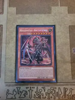 YUGIOH REGENESIS ARCHFIEND ALIN-EN016 SECRET 1ST ED NM - Image 1