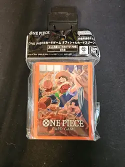 One Piece TCG Bandai JP Three Brothers 70 Pack Sleeves New Vol 7 US SELLER - Image 1