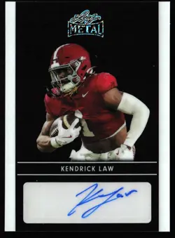 2024 Leaf Metal Black Shimmer 2/6 Kendrick Law Auto #LA-KL1 SB6 - Image 1