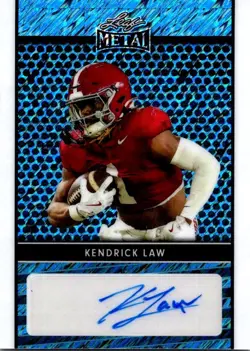 2024 Leaf Collective - Leaf Auto Blue #LA-KL1 Kendrick Law #/20 - Image 1