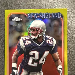 2024 Topps Chrome Yellow Refractor Ty Law /75- OPEN TO OFFERS - Image 3