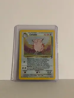 Clefable Pokemon Card, Base Set 2, 5/130 (1999-2000) - Image 1