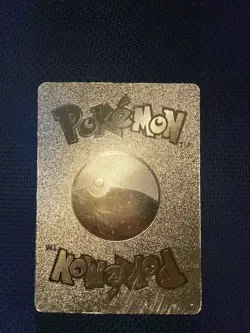 Pokemon TCG Charizard VMAX Gold Fan Art Card Misprint Holo Bleed Sv107/Sv122 - Image 2