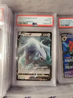 PSA 10 Lugia V 138/195 Pokemon Card Sword & Shield-Silver Tempest GEM MINT - Image 4