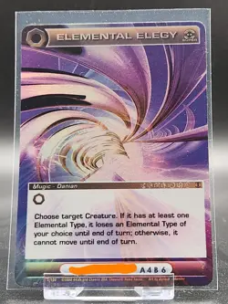 Chaotic Card : Elemental Elegy ZOTH First Edition Super Rare Mugic - Image 1