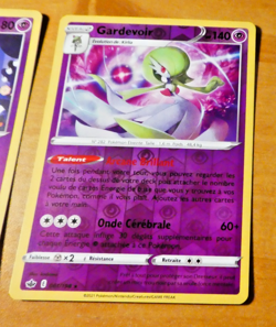 POKEMON REGNE DE GLACE CARD REVERSE HOLO CARTE GARDEVOIR 061/198 EB06 FR NM 2021 - Image 1