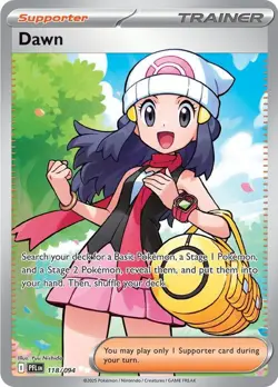 Dawn 118/094 ME02: Phantasmal Flames Pokemon Card NM - Image 1