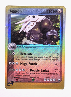 Aggron 1/109 Reverse Holo EX Ruby & Sapphire Pokemon Card - MP - Image 1
