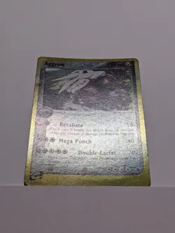 Aggron 1/109 Reverse Holo EX Ruby & Sapphire Pokemon Card - MP - Image 3