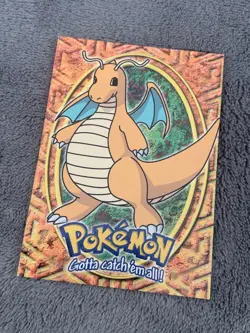 Pokemon Movie Card Dragonite #149 E12 of 12 | Topps 1998 Black Label | See Pics - Image 1