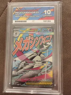 Ascended Hero Mega Gardevoir Ex BSP 032 Ace 10 Pokemon Card Tcg - Image 1