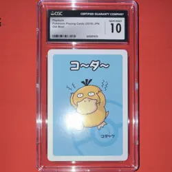 Pokemon Psyduck Playing Card 2019 JPN Old Maid CGC 10 - Image 1
