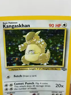Pokemon TCG Kangaskhan Jungle Holo Card 5/64 Unlimited Rare LP - Image 2