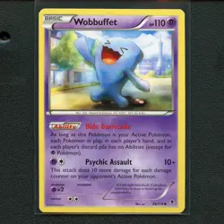 Pokemon TCG Wobbuffet 36/119 XY Phantom Forces Regular Uncommon Card EN-LP 2014 - Image 1