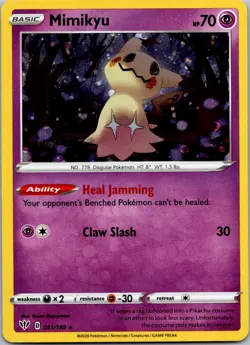 Mimikyu - (Cosmos Holo) Promo Miscellaneous Cards & Products 081/189 NM - Image 1
